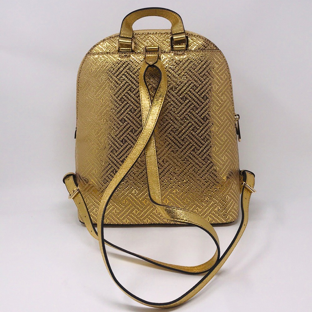 Michael Kors Gold Backpack - Picture 3 of 7